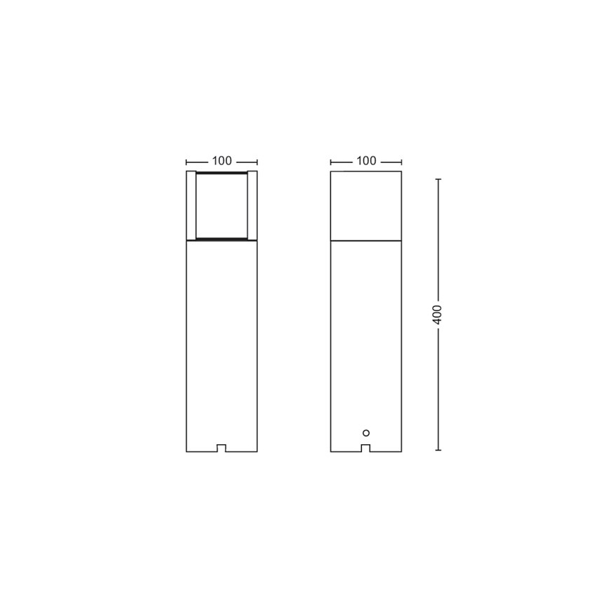 Philips - LED Välivalgusti LED/6W/12V 2700K IP44