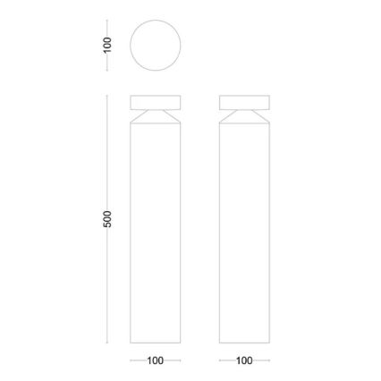 Philips - LED Välivalgusti LAVEN LED/6W/230V 4000K IP44