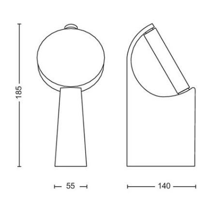 Philips - LED Välivalgusti LED/7W/230V 4000K IP44