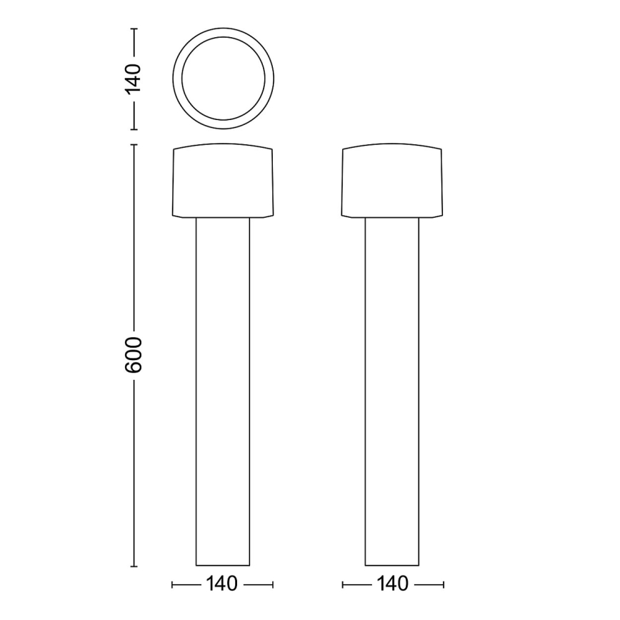 Philips - LED Välivalgusti OTIS LED/4,3W/230V 2700K IP44