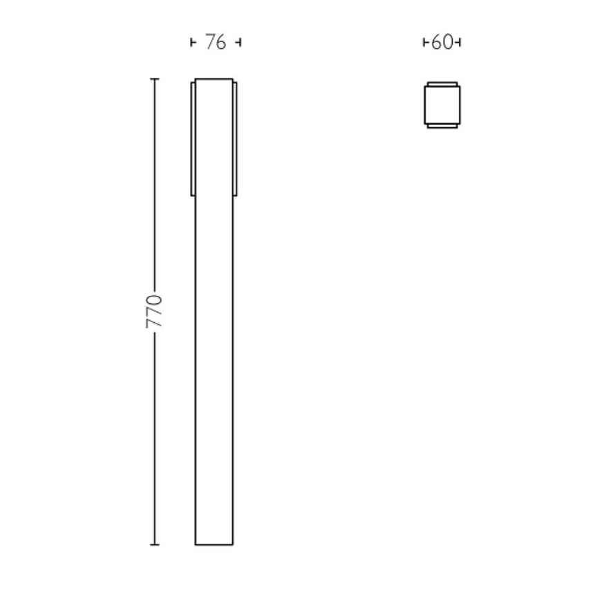 Philips - LED Välivalgusti STRATOSPHERE LED/3,8W/230V 77 cm 4000K IP44