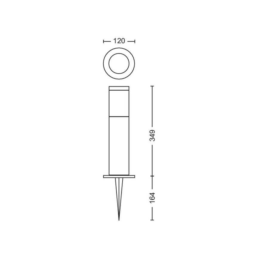 Philips - LED Välivalgusti GARDENLINK LED/6W/12V 4000K IP44