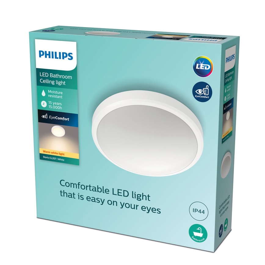 Philips - LED Vannitoa laevalgusti LED/17W/230V 2700K IP44