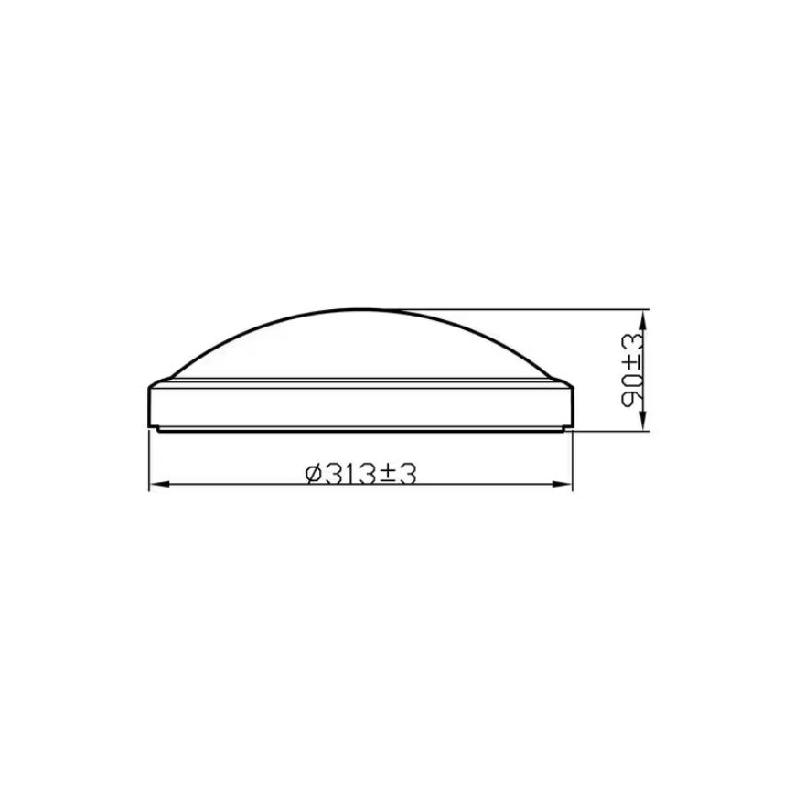 Philips - LED Vannitoa laevalgusti LED/17W/230V 2700K IP44