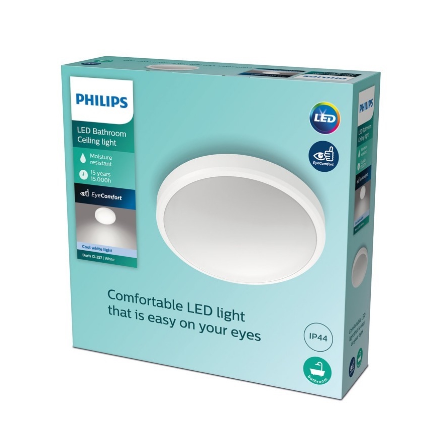 Philips - LED Vannitoa laevalgusti LED/17W/230V 4000K IP44