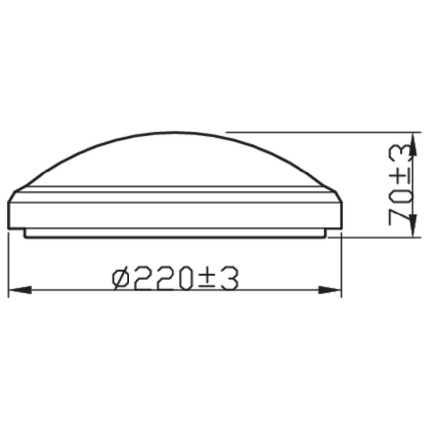 Philips - LED Vannitoa laevalgusti DORIS LED/6W/230V 2700K IP54 must
