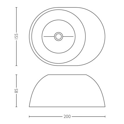 Philips Lirio 57130/30/LI - Laevalgusti DOLOQ 1xG53/35W must