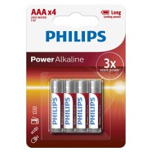 Philips LR03P4B/10-4 tk leelispatareid AAA POWER ALKALINE 1,5V 1150mAh