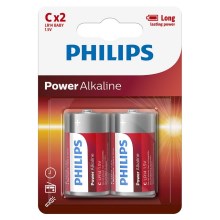 Philips LR14P2B/10-2 tk leelispatareid C POWER ALKALINE 1,5V 7200mAh