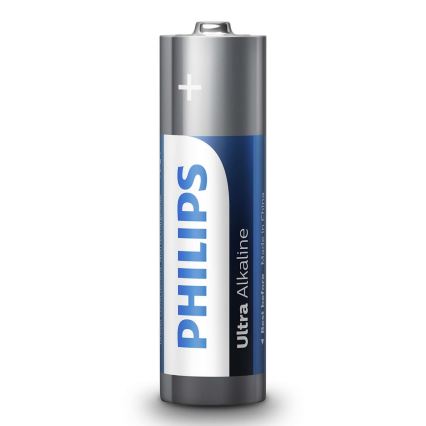 Philips LR6E4B/10-4 tk leelispatareid AA ULTRA ALKALINE 1,5V 2800mAh