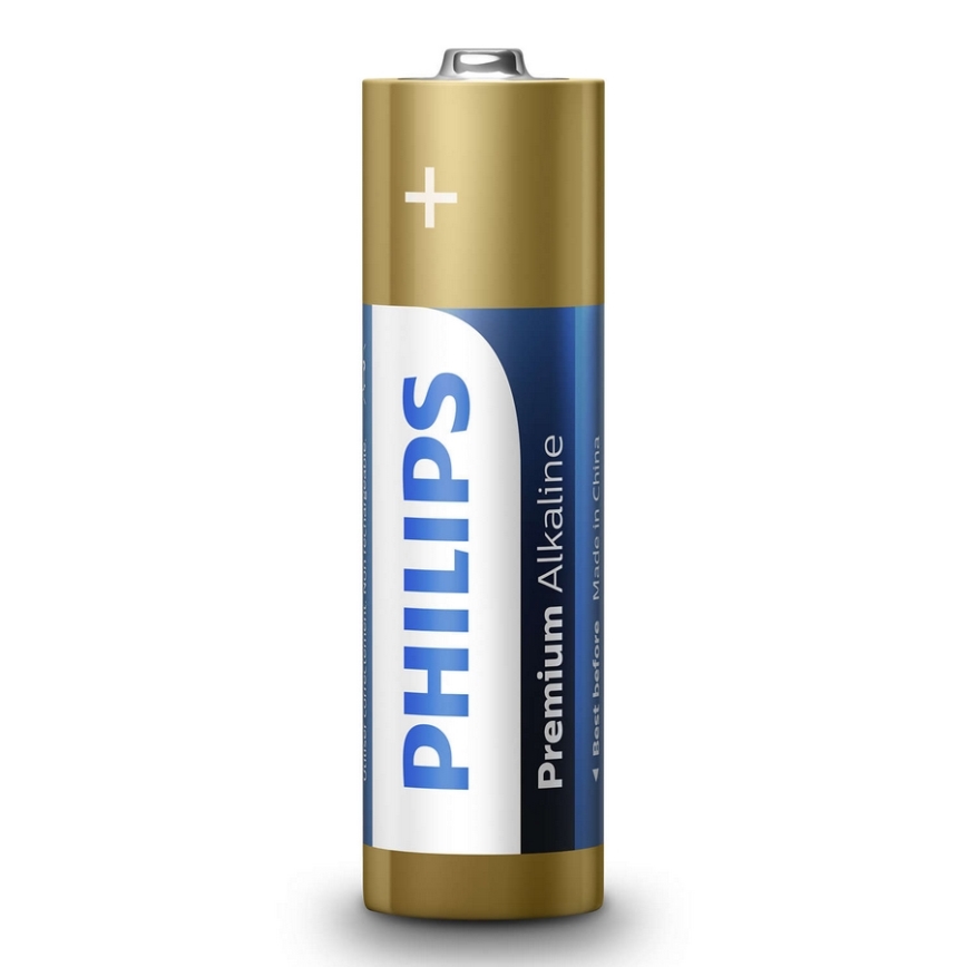 Philips LR6M4B/10-4 tk leelispatareid AA PREMIUM ALKALINE 1,5V 3200mAh