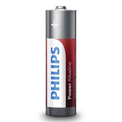 Philips LR6P4B/10 - 4 tk Leelispatarei AA POWER ALKALINE 1,5V 2600mAh