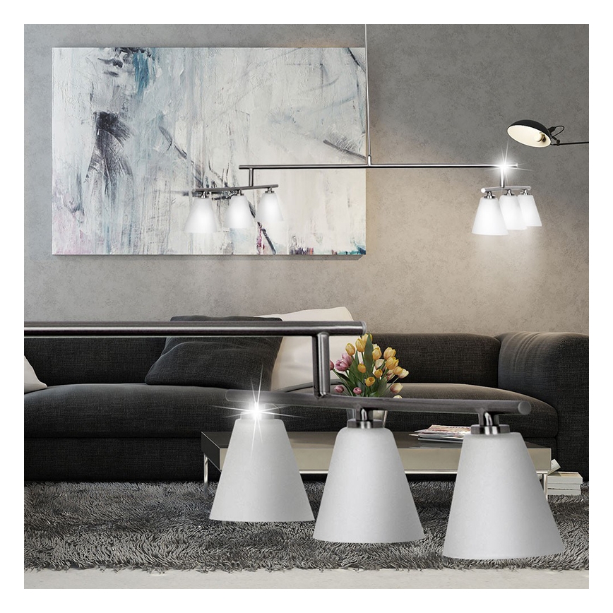 Philips Massive 40198/17/10 - Hämardatav lühter koos hämardiga AMIN 6xG9/28W/230V