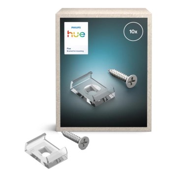 Philips - Paigalduskinnitus FLUX LED-ribale, 10 tk