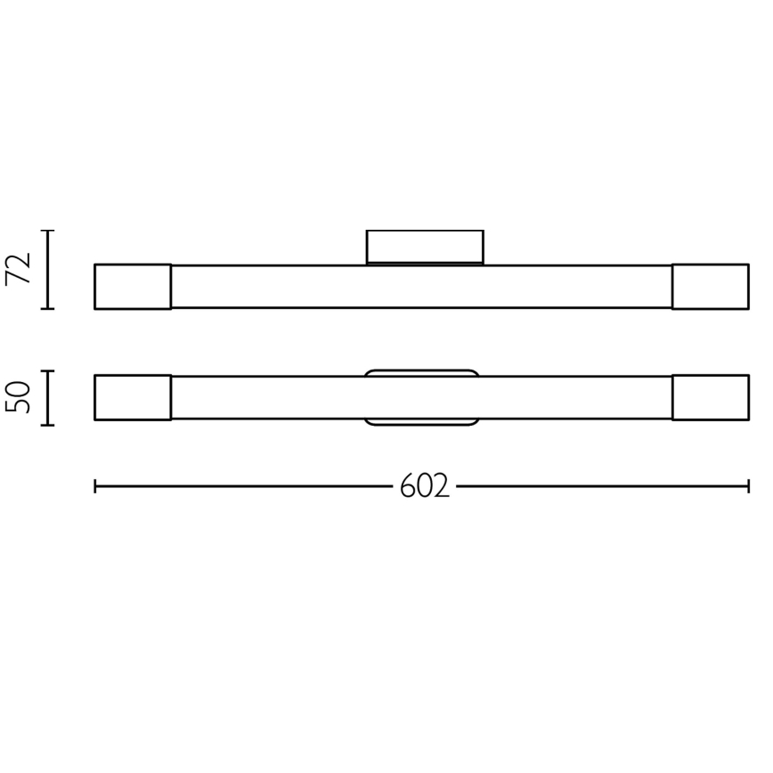 Philips - Peeglivalgusti vannituppa ROVER LED/10W/230V IP44 messing