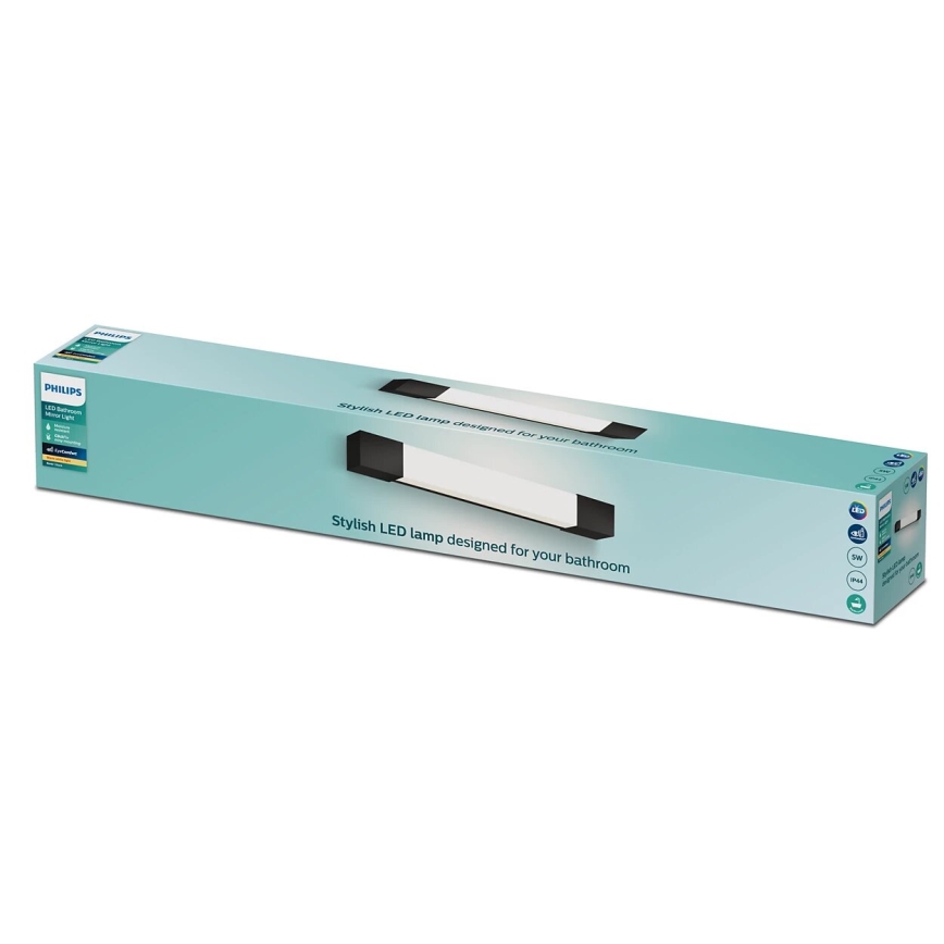 Philips - Peeglivalgusti vannituppa ROVER LED/5W/230V IP44 must