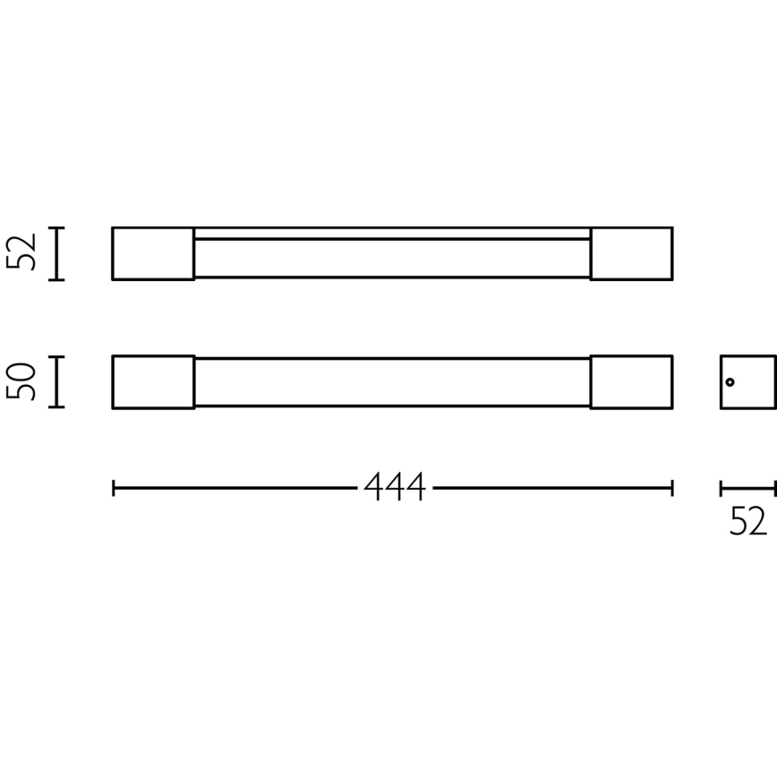 Philips - Peeglivalgusti vannituppa ROVER LED/5W/230V IP44 must