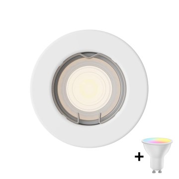 Philips - PERIDOT LED RGBW hämardatav süvistatav laevalgusti 1xGU10/6,5W/230V 2700-6500K valge