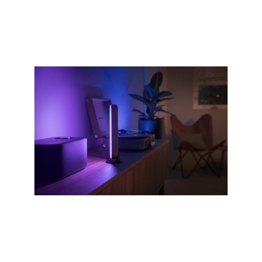 Philips - Pikenduskomplekt LED RGB Hämardatav laualamp Hue PLAY LED/6W/230V must