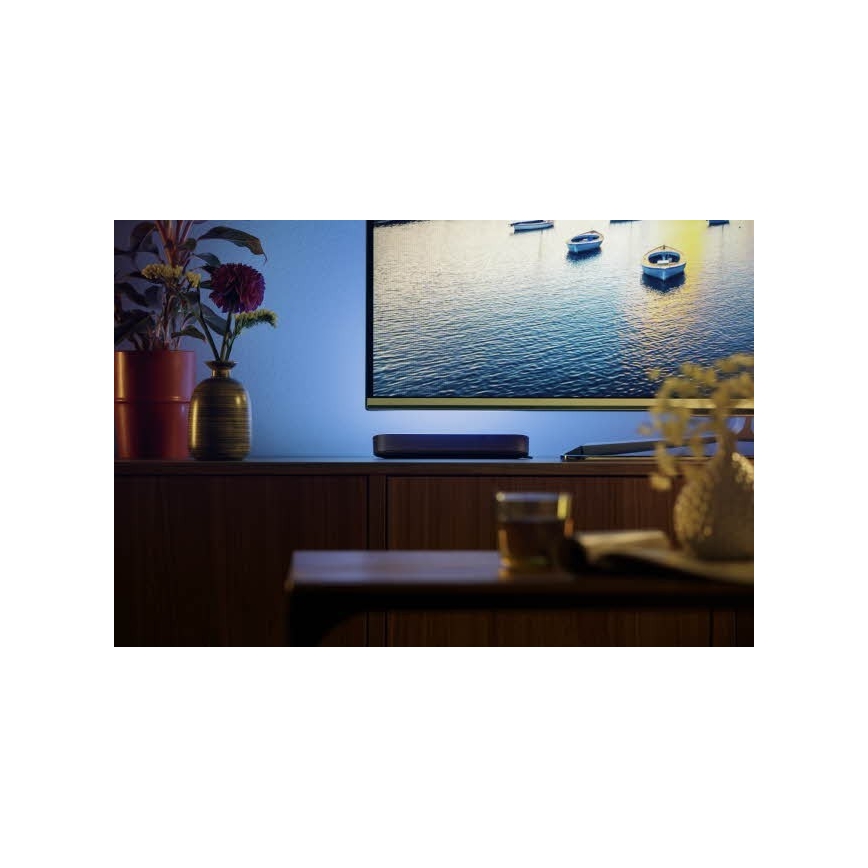 Philips - Pikenduskomplekt LED RGB Hämardatav laualamp Hue PLAY LED/6W/230V must