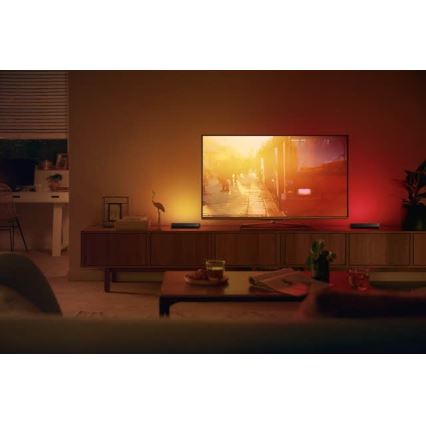Philips - Pikenduskomplekt LED RGB Hämardatav laualamp Hue PLAY LED/6W/230V must