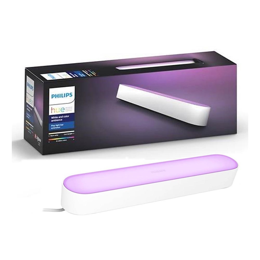 Philips - Pikenduskomplekt LED RGB Hämardatav laualamp Hue PLAY LED/6W/230V must