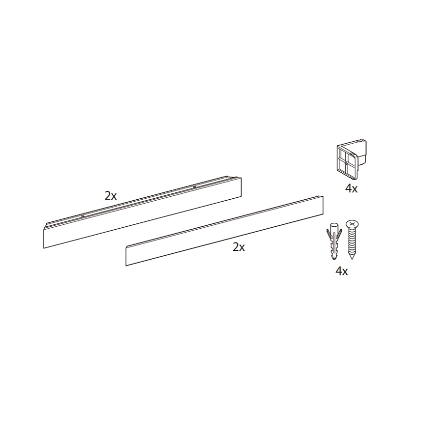 Philips - pinnapealne paigalduskomplekt LEDINAIRE ja CORELINE LED-paneelidele