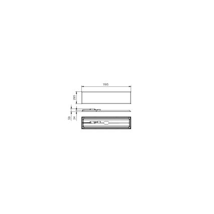 Philips - PROJECTLINE süvistatav LED-paneel LED/36W/230V 4000K 119x29,5 cm