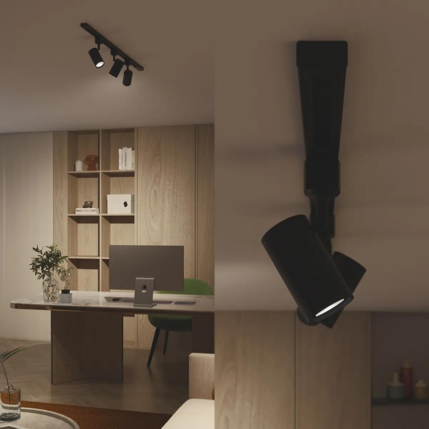 Philips - punktvalgusti liistude süsteemis EASYLINK 3xGU10/7W/230V 1m must