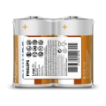 Philips R20L2F/10 - 2 tk Tsinkkloriid D LONGLIFE 1,5V 5000mAh