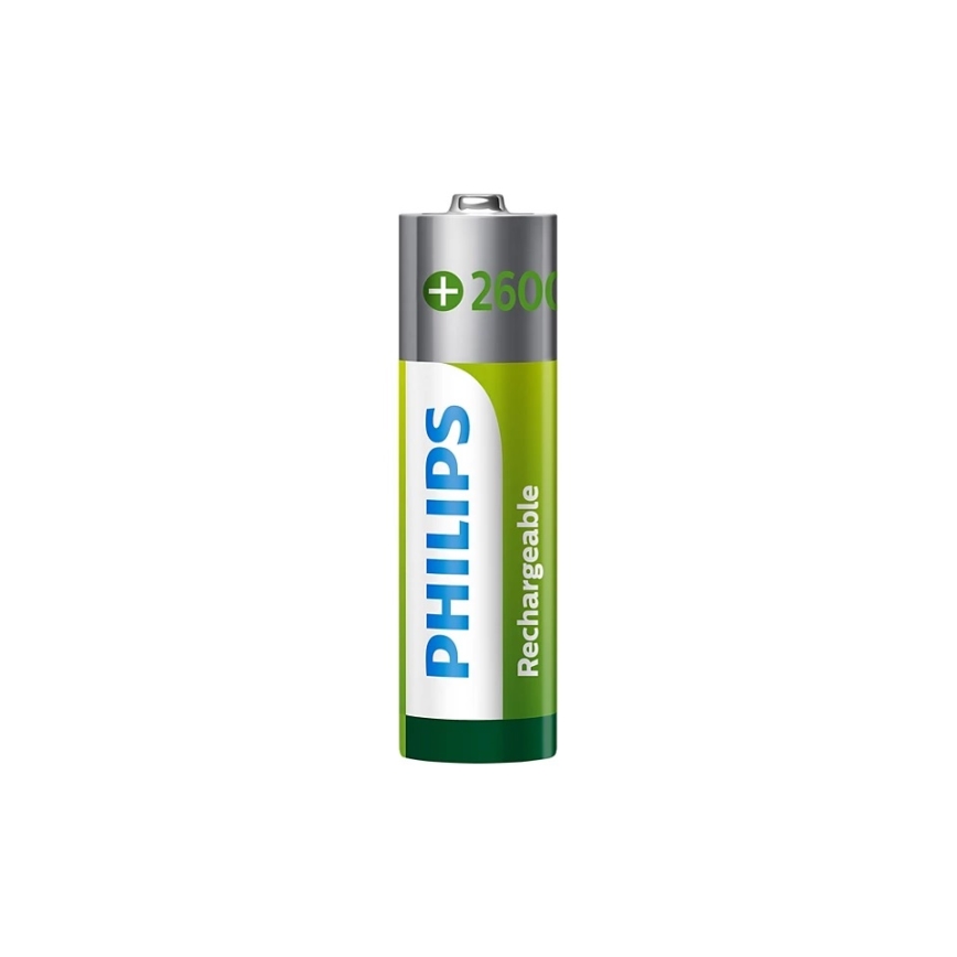 Philips R6B2A260/10 - 2 tk Laetavad patareid AA MULTILIFE NiMH/1,2V/2600 mAh