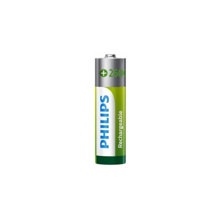 Philips R6B4B260/10 - 4 tk Laetav patarei AA NiMH/1,2V/2600 mAh
