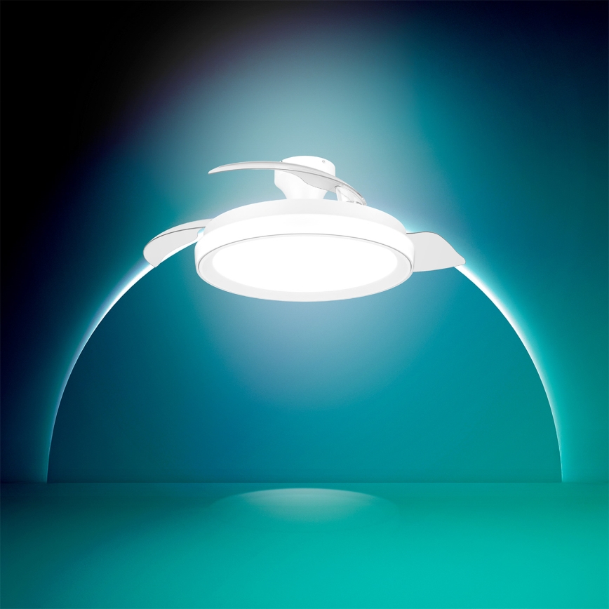 Philips - LED hämardatav laevalgusti koos ventilaatoriga BLISS LED/35W/230V valge + kaugjuhtimispult