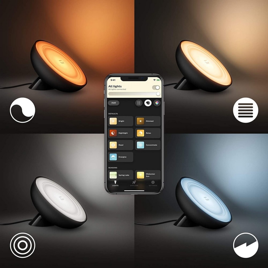 Philips - RGB-LED hämardatav laualamp Hue BLOOM LED/7,1W/230V