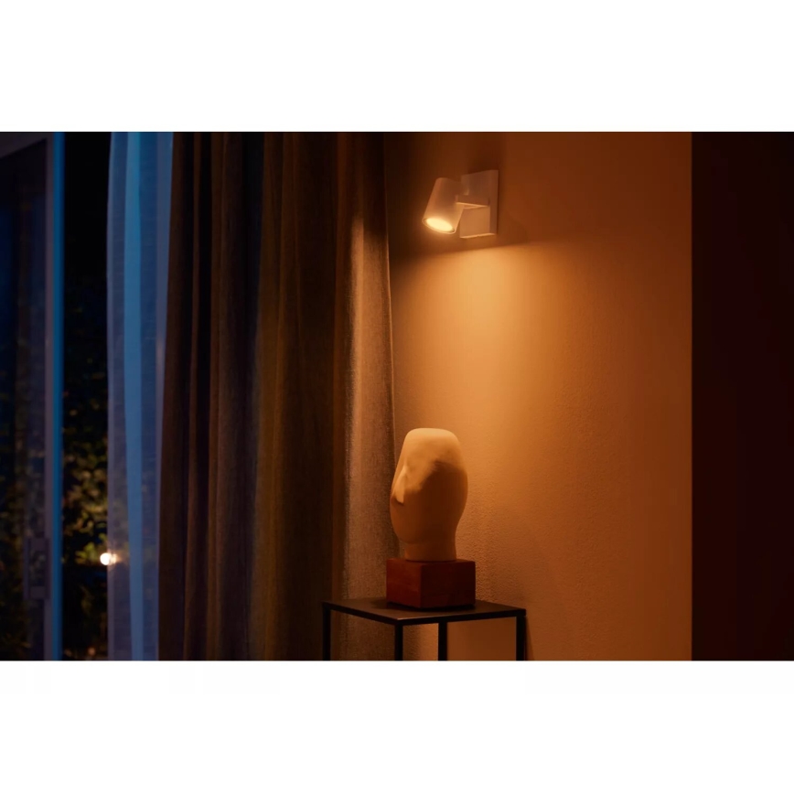 Philips - RGBW LED Hämardatav kohtvalgusti Hue ARGENTA 1xGU10/4,2W/230V 2000-6500K