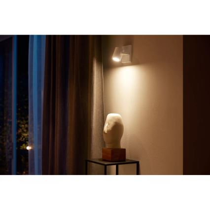 Philips - RGBW LED Hämardatav kohtvalgusti Hue ARGENTA 1xGU10/4,2W/230V 2000-6500K