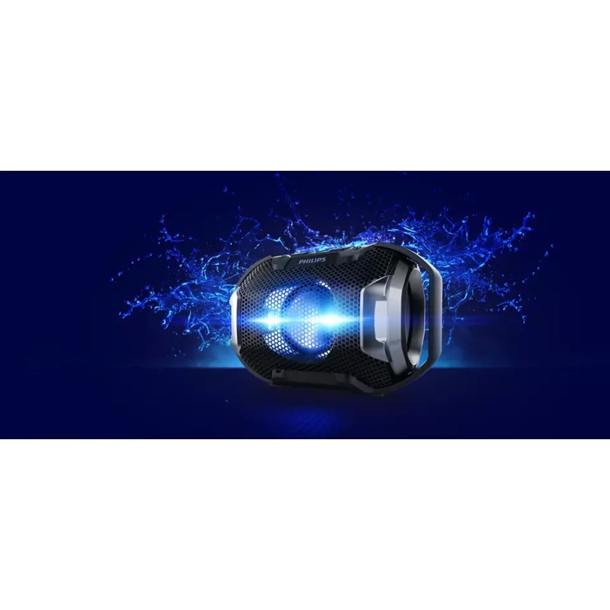 Philips SB300B/00 - Bluetooth kaasaskantav kõlar 4W/5V IPX7 must