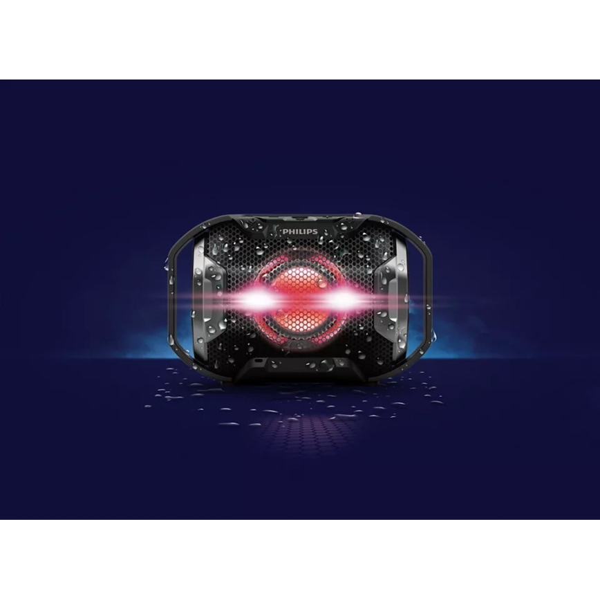 Philips SB300B/00 - Bluetooth kaasaskantav kõlar 4W/5V IPX7 must