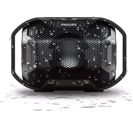 Philips SB300B/00 - Bluetooth kaasaskantav kõlar 4W/5V IPX7 must