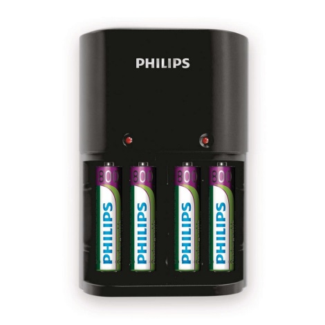 Philips SCB1450NB/12 - patareilaadija MULTILIFE 4xAAA 800 mAh 230V