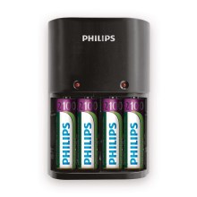 Philips SCB1490NB/12 - patareilaadija MULTILIFE 4xAA 2100 mAh 230V