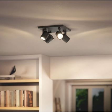 Philips - Sihtvalgusti RUNNER 4xGU10/20W/230V must