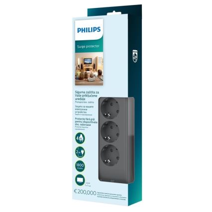 Philips SPN5144A/58 - Ülepingekaitse 4Z 2m hall