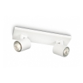 Philips - Spottvalgusti RUNNER 2xGU10/20W/230V valge