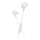 Philips TAE4105WT/00 - Earphones mikrofoniga JACK 3,5 mm valge