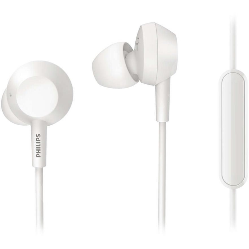 Philips TAE4105WT/00 - Earphones mikrofoniga JACK 3,5 mm valge