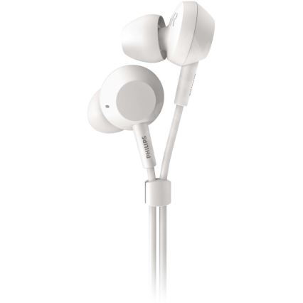 Philips TAE4105WT/00 - Earphones mikrofoniga JACK 3,5 mm valge