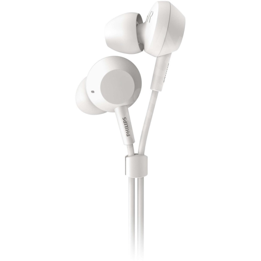 Philips TAE4105WT/00 - Earphones mikrofoniga JACK 3,5 mm valge