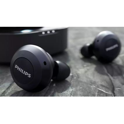 Philips TAT8505BK/00 - Juhtmevabad kõrvaklapid IPX4 2x 55 mAh + 560 mAh must