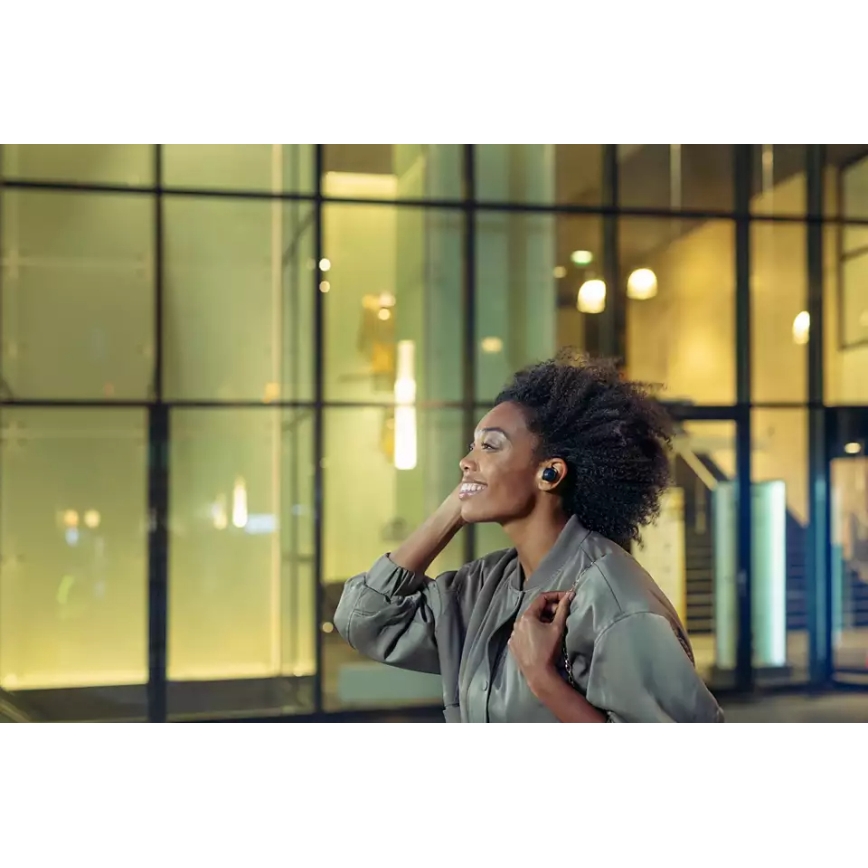 Philips TAT8505BK/00 - Juhtmevabad kõrvaklapid IPX4 2x 55 mAh + 560 mAh must